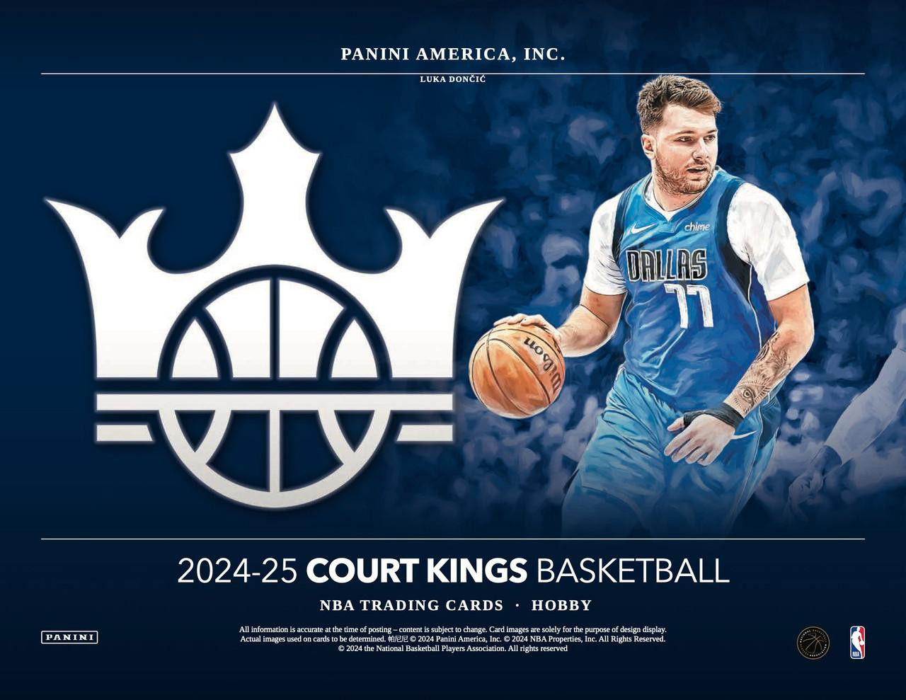 Image of 2024/25 Panini Court Kings Basketball Hobby Box