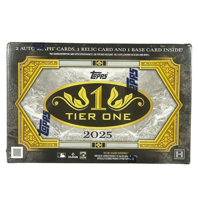 【在庫僅か！】2025 Topps Tier One Baseball 2025 Topps Tier One Baseball - Hobby Box