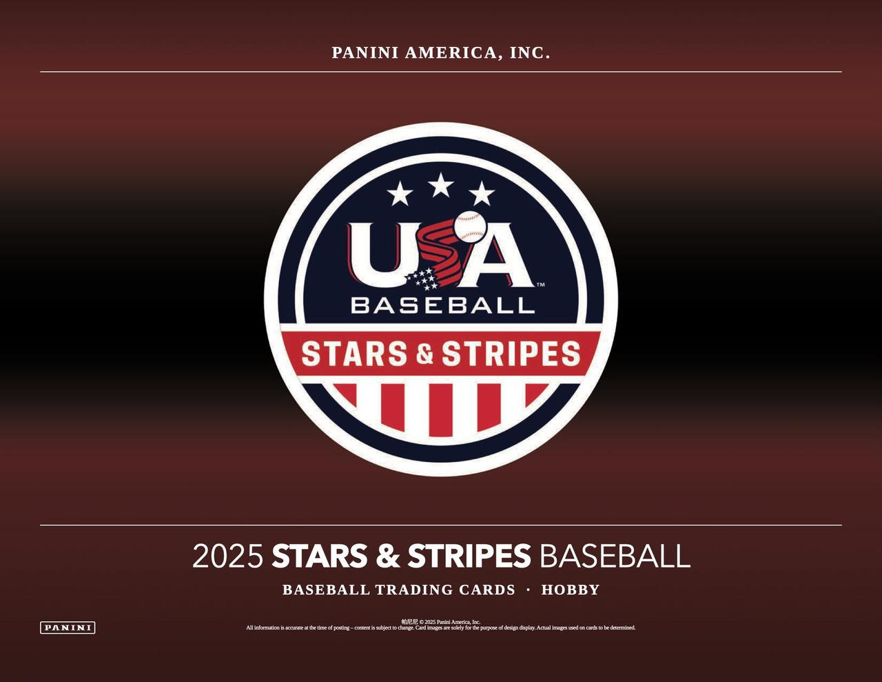 Image of 2025 Panini Stars and Stripes Baseball Hobby Box