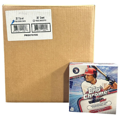 2025 Topps Chrome Update Series Baseball Mega 20 Box Case