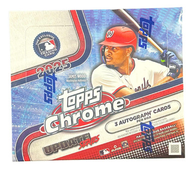 2025 Topps Chrome Update Series Baseball Jumbo Box