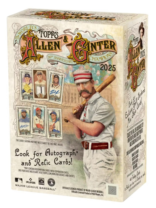 Image of 2025 Topps Allen & Ginter Baseball Blaster Box