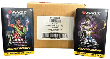 mtg eternal might commander deck Aetherdrift Commander Deck Precon