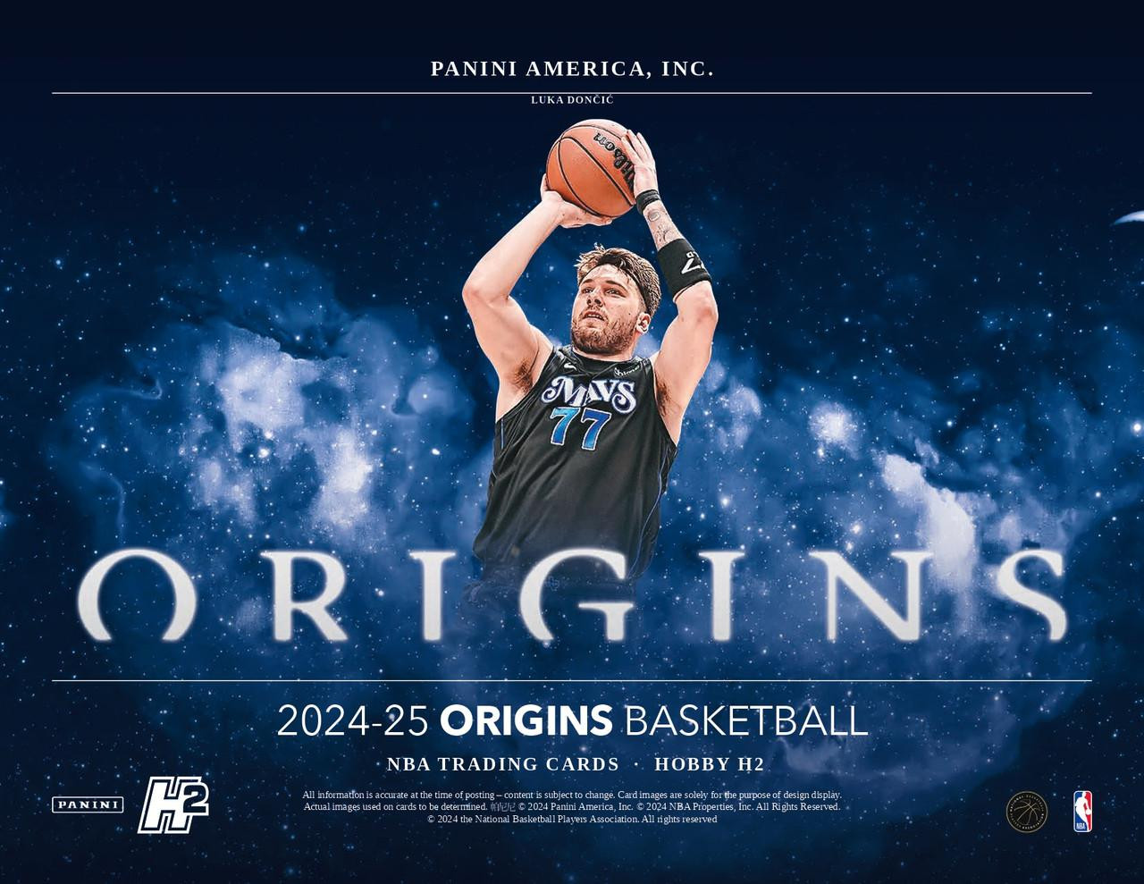 Image of 2024/25 Panini Origins Basketball Hobby H2 Box