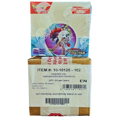 Pokemon Scarlet & Violet Journey Together Enhanced Booster 6 Box Case Pokemon Scarlet & Violet Journey Together Enhanced Booster 6 Box Case