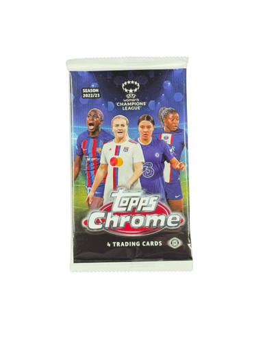2022/23 Topps UEFA Women's Champions League Chrome Soccer Hobby Pack