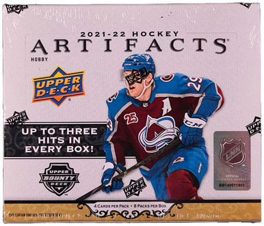 2021/22 Upper Deck Artifacts Hockey Hobby Box