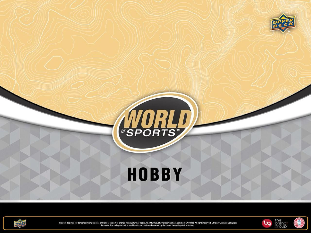 Image of 2025 Upper Deck World of Sports Volume 1 Hobby Box