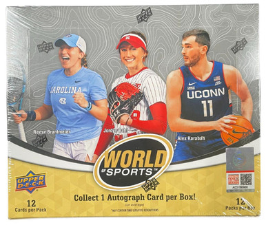 2025 Upper Deck World of Sports Volume 1 Hobby Box