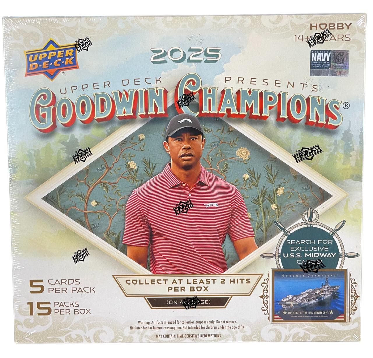Image of 2025 Upper Deck Goodwin Champions Hobby Box