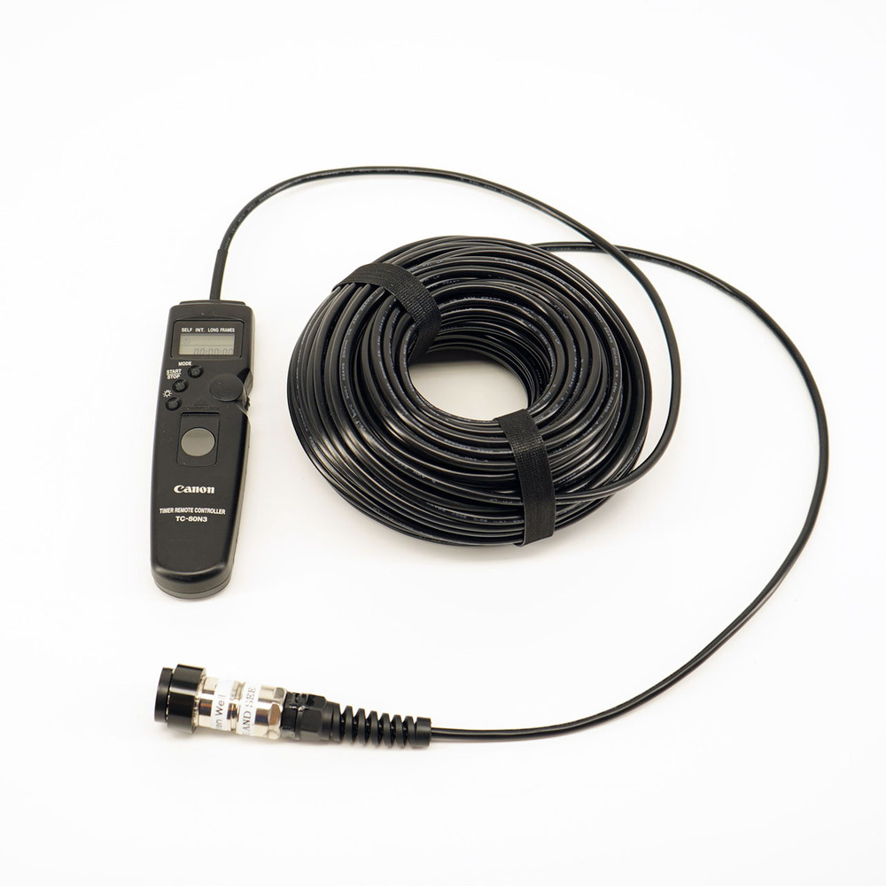 Remote Control trigger TC-80N3 for Canon 1DX-II with with 30m Cable