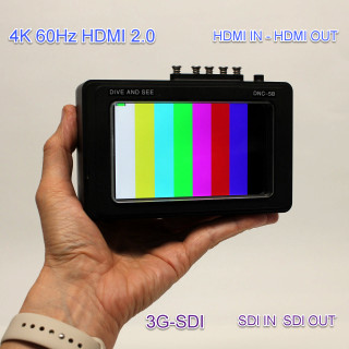 5 inch 4K 60Hz Uwater HDMI or SDI Video Monitor Live Video