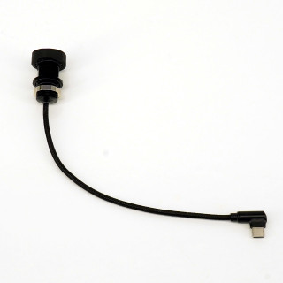 M16 USB type C bulkhead connector for charging only