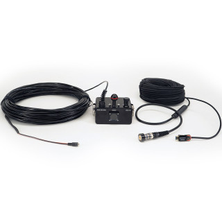 DNC-S4 Sony RX0 II underwater 4K HDMI live view camera system with detachable DNC-1034 fiber optic HDMI cable and external power
