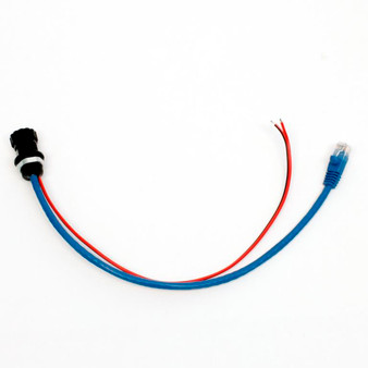 dnc 2089 Underwater connector M16x1 extended thread with Ethernet and 2 Power wires