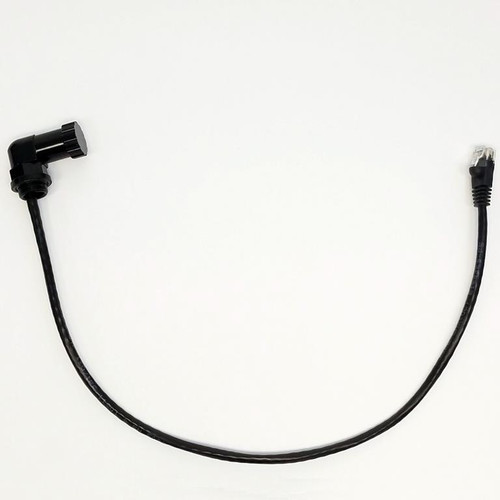 Waterproof Ethernet connector for cameras. Swivel style Underwater LAN Ethernet Cat6 bulkhead connector