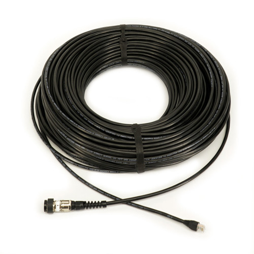 300ft underwater Cat6 Ethernet cable with waterproof connectors for PoE and subsea camera systems