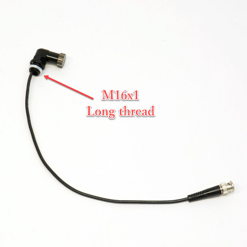 Swivel SDI Uwater bulkhead connector M16 long thread, 90 degrees Swivel SDI Uwater bulkhead connector M16 long thread, 90 degrees