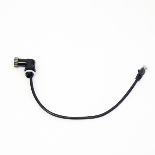 Swivel style Long M16 Uwater Ethernet Cat6 bulkhead connector