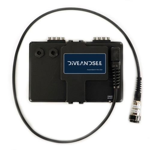 SDI Input 7-inch underwater monitor, powered directly by your housing-no internal battery needed SDI Input 7-inch underwater monitor, powered directly by your housing-no internal battery needed