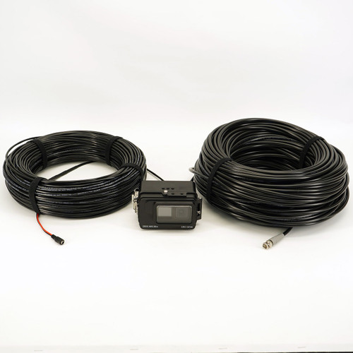 DNC-GP30 underwater GoPro SDI live view system with permanently attached 100m SDI and power cables
