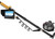 Pole-mounted underwater camera setup using DNC-1064 HDMI cable for external monitor viewing