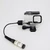 Close-up of DNC-GP31 integrated waterproof power pigtail and connector for GoPro HERO9 through HERO13.