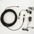 DNC-GP31 underwater GoPro external power system components showing waterproof housing, detachable cable and DC adapter.