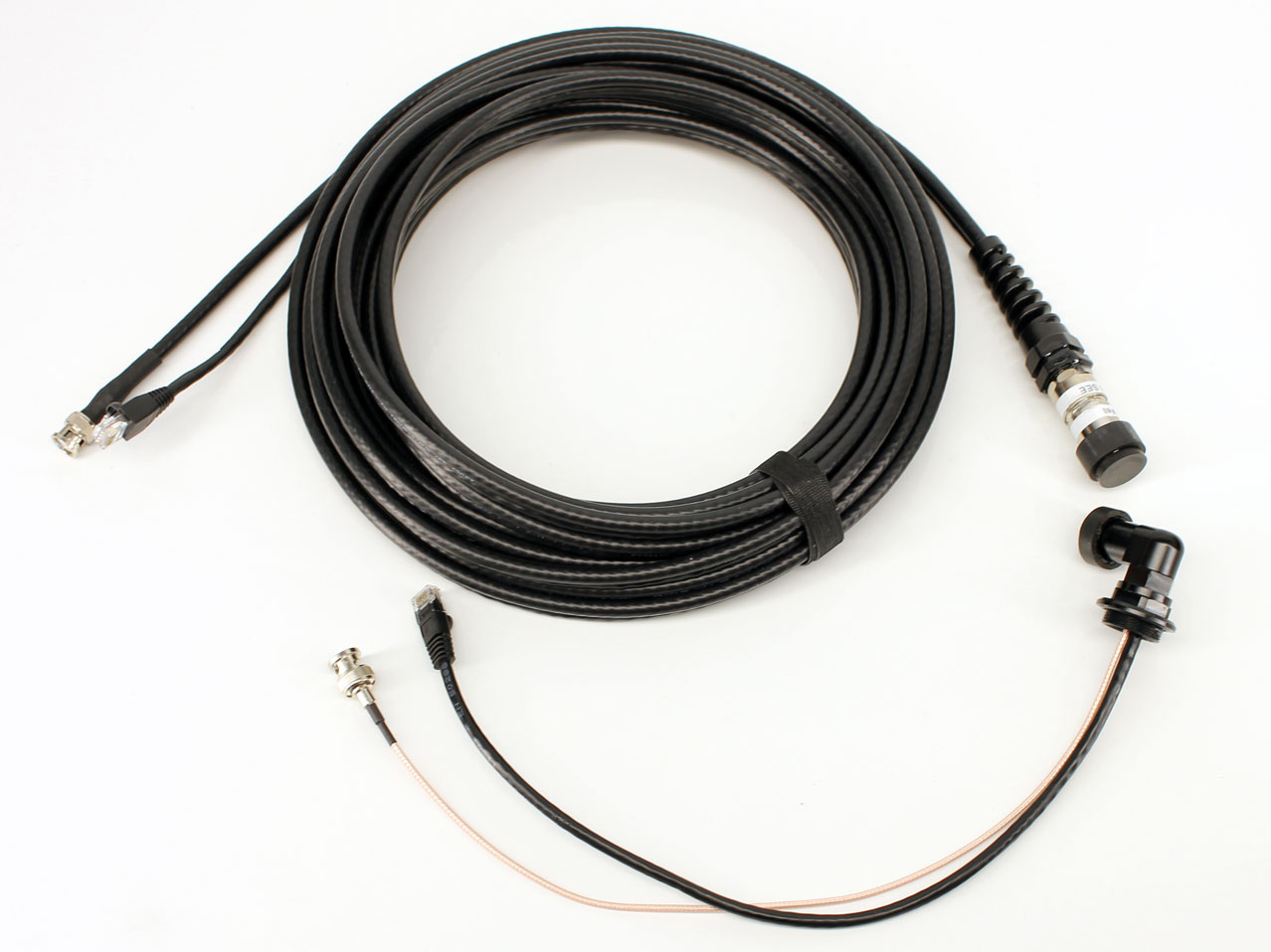 Raptor combo SDI Ethernet underwater cable and bulkhead connector set