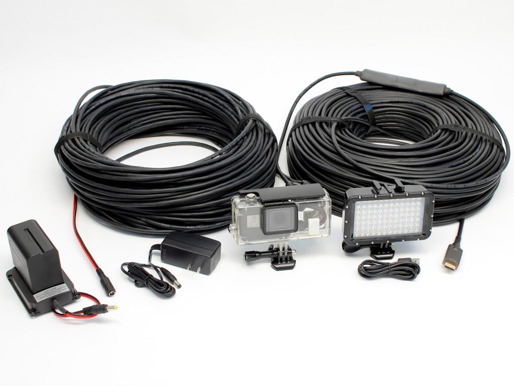 Live video HDMI 4K system Hero7, 100m HDMI and Power cables