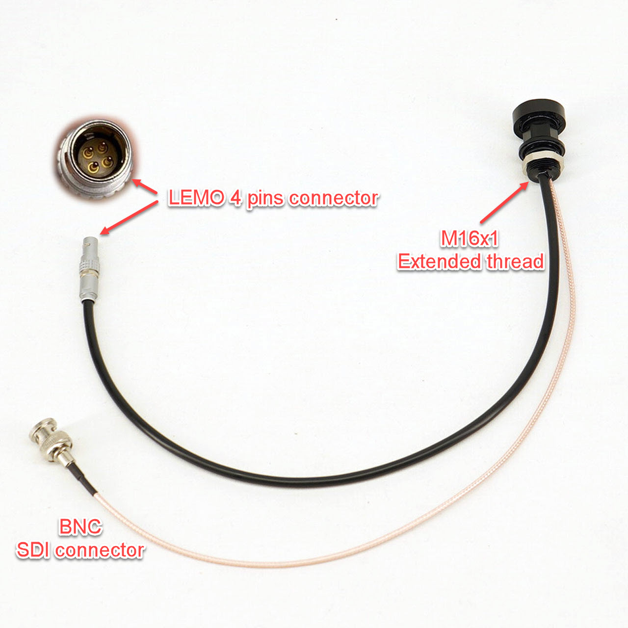 DNC-2138 Marine connector M16 LBUS for ARRI Alexa Mini with SDI