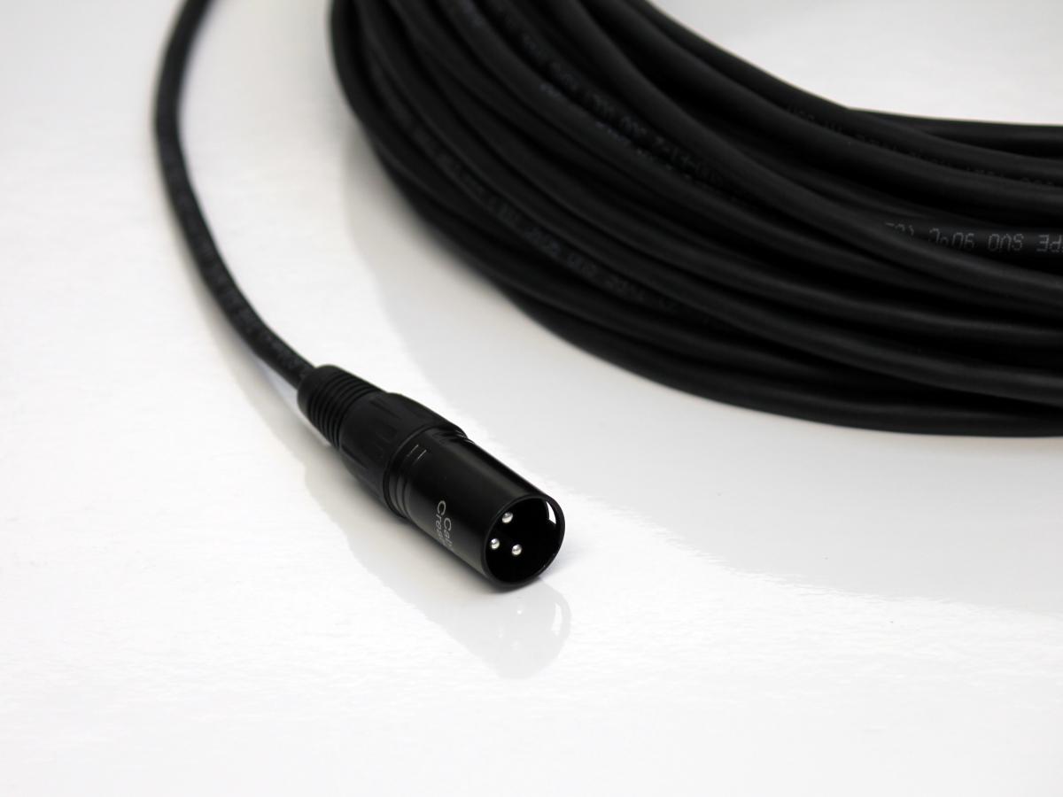 3-pin XLR connector for waterproof power cable