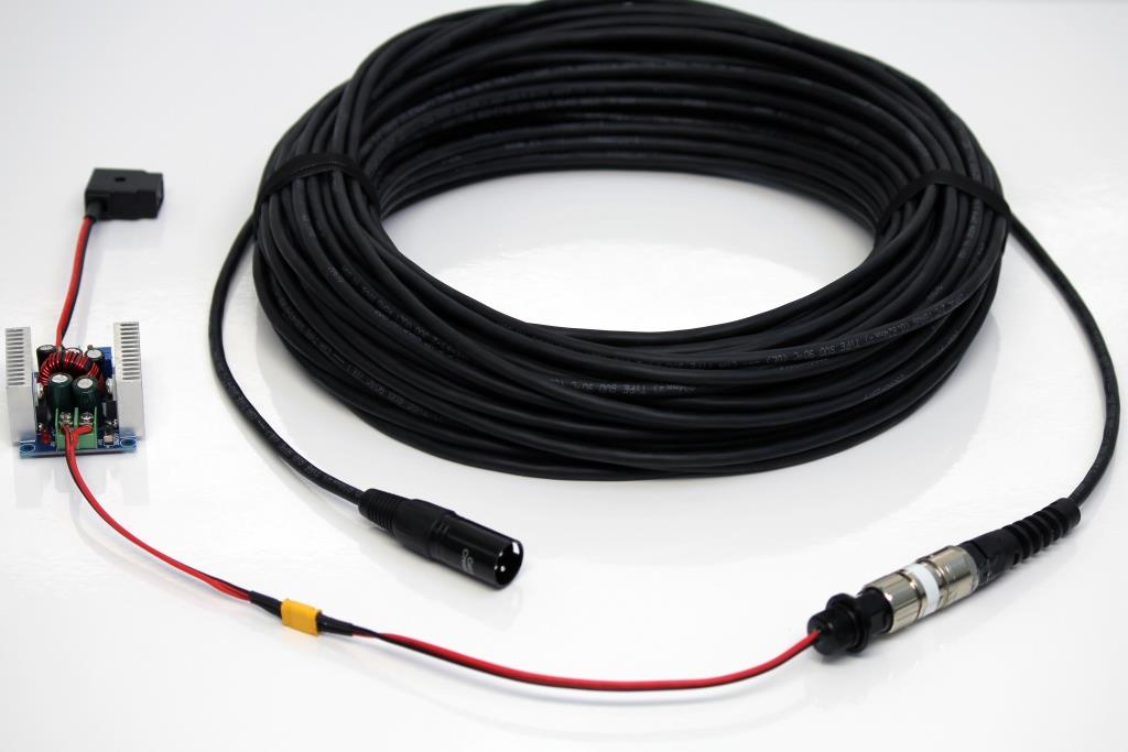 DNC-1104 underwater power cable with bulkhead connector DNC-2067