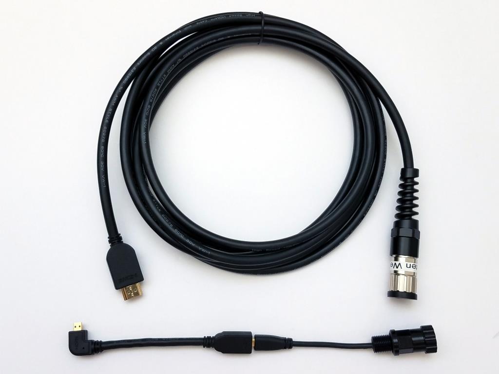 DNC-2050 with 4 meters underwater HDMI extension cable