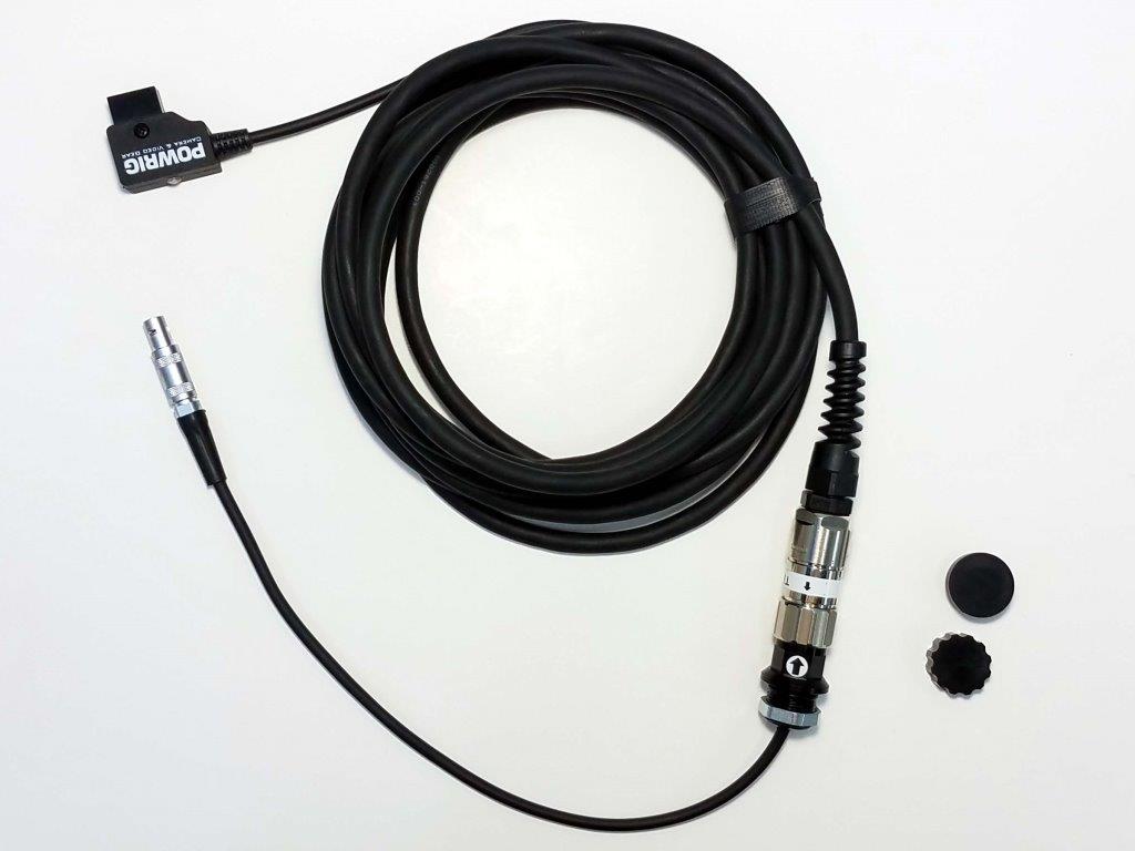 Z CAM E2 power feed cable. DNC-2062 underwater power cable for Z-CAM-E2 camera and DNC-1106 power bulkhead connector