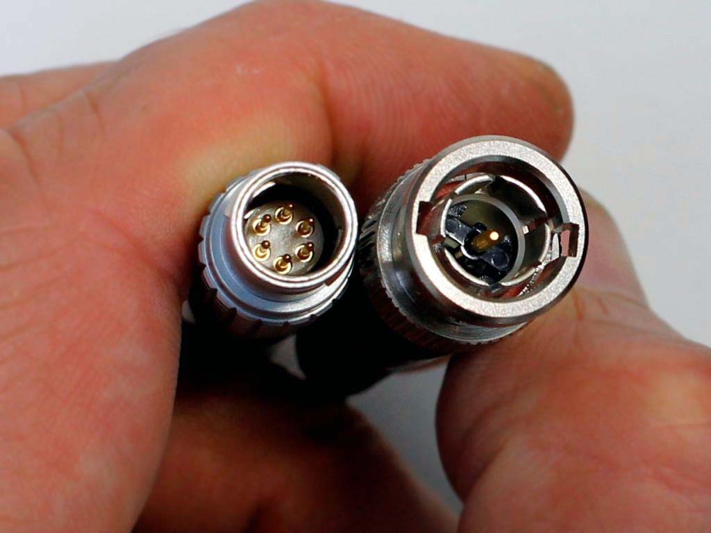 Lemo 6 pin connector on DNC-2045 bulkhead connector