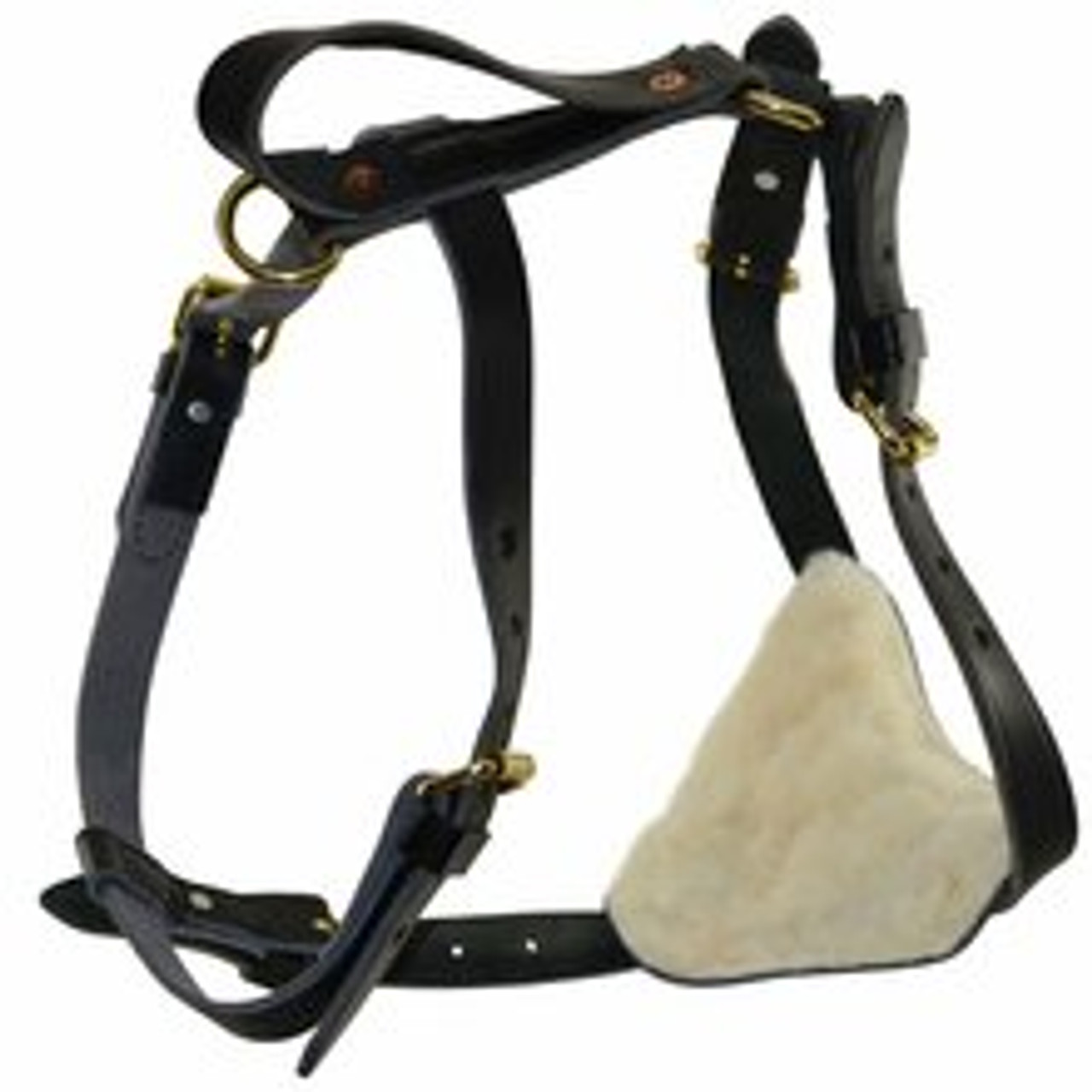 Genuine Leather China Genuine Leather Dog Adjustable Harness Large Pet Training Vest Control Handle