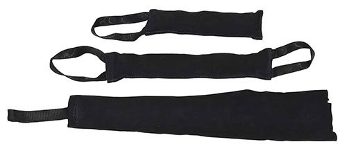 Leather Tug Toys Heavy Suede Leather Tug Toy J&J Dog Supplies