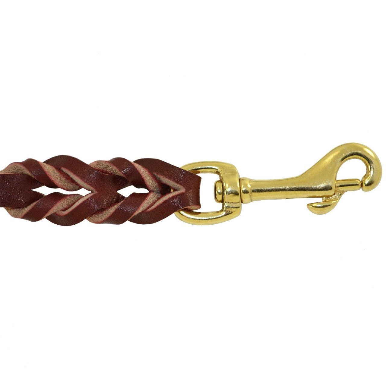 Leather Dog Training Leash - 4 Foot | Dog Lead - J&J Dog Supplies