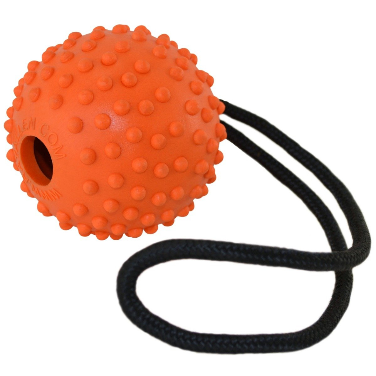 KONG Ball with Rope  Dog Tug Toy - J&J Dog Supplies