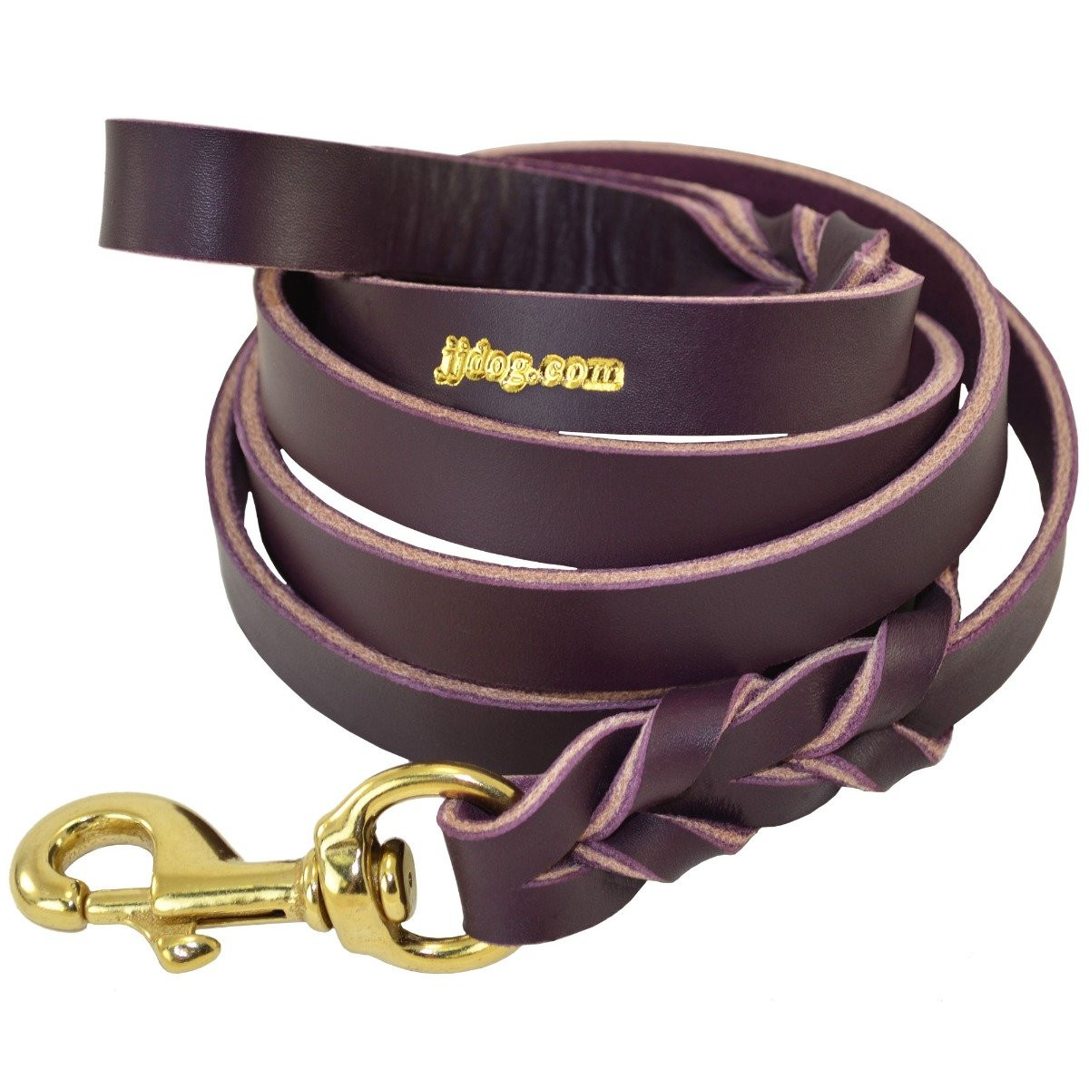 Dog Training Leather Leash 6' Dog Lead J&J Dog Supplies