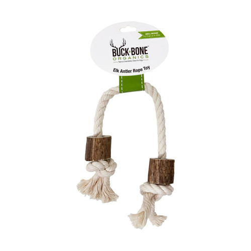 Buck Bone Antler Rope Toy
small/medium