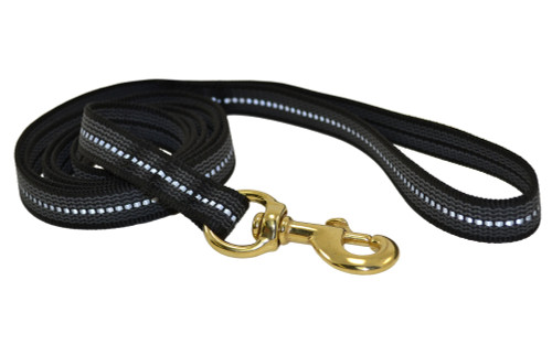 Grip-It Dog Leashes | Reflective Nylon Lead | Comfort & Strength - Dog Leashes With Comfort Grip