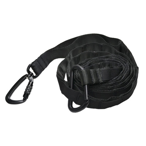 Adjustable Nylon Trail Leash Black Adjustable Nylon Trail Leash Black