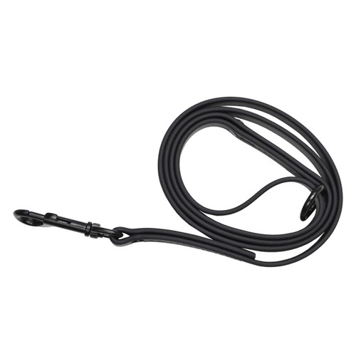 Standard Black Biothane Leash with O-Ring