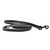 Standard Black Leather Leash with O-Ring