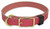 Pink Flat Leather Dog Collar