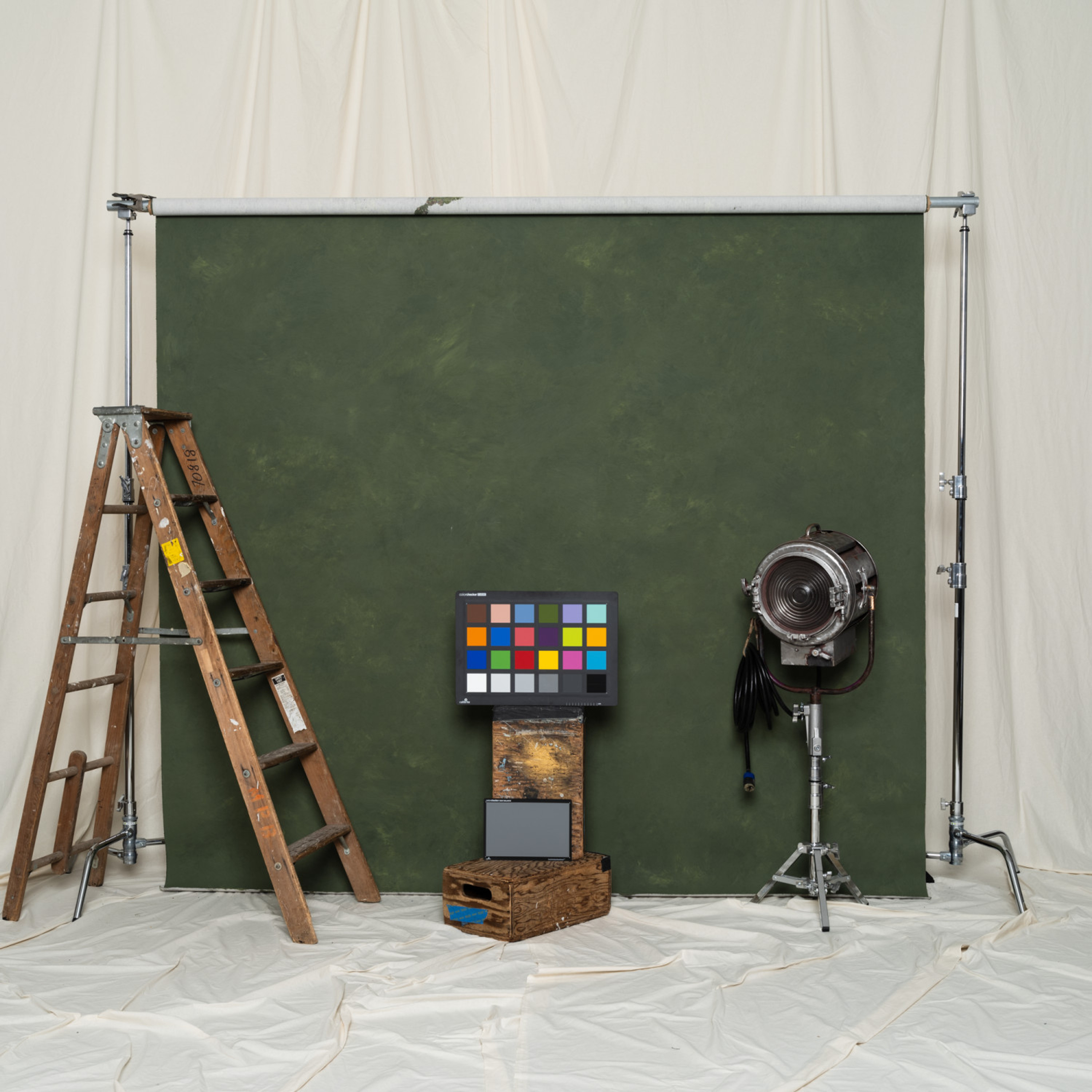 Gravity Backdrops Green Mid Texture XL