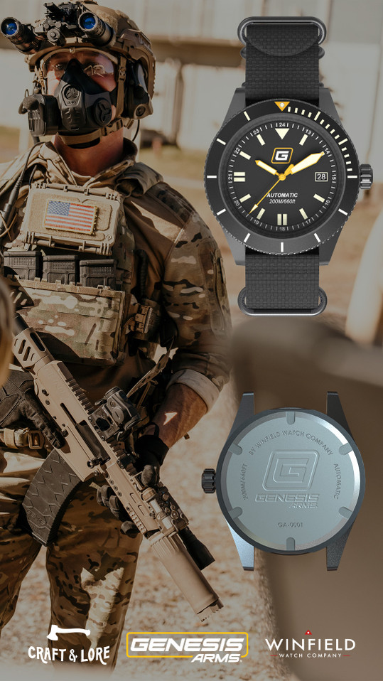 Exclusive Genesis Arms x Winfield Diver Watch