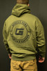 HEAVY-WEIGHT HOODIE (G LOGO BADGE) - GREEN